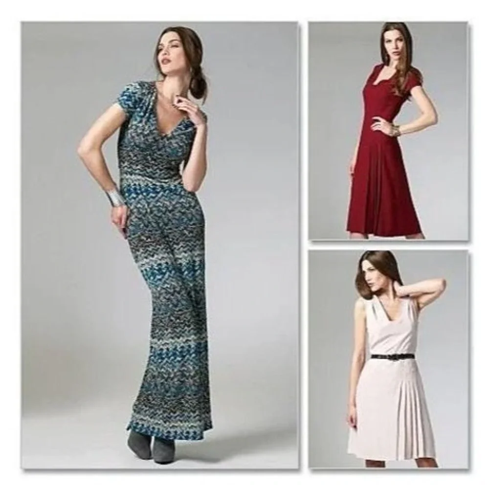 McCall's Sewing Pattern 6433 Misses Dress Three Lengths Size 4-12